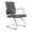 Grey, variant on LeisureMod Office Chair Upholstered Leather Computer Chair with Stainless Steel Frame Benmar Series in Black