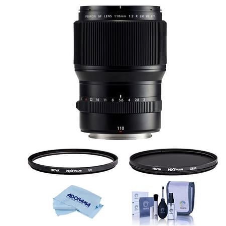 UPC: 0192223126701 | GF 110mm f/2 R LM WR Lens with Hoya 77mm UV+CPL Filter Kit  ProOptic Cleaning Kit  Cleaning Cloth