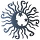 thumbnail image 4 of Wall Art Sun Moon Stars Decor Escultura de metal para interior y exterior (negro) Ehuebsd Libre de BPA, 4 of 9