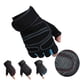 thumbnail image 2 of Guantes de fitness para hombres y mujeres, para deportes, equitación, medio dedo, muñequera fina, transpirables, equipo para mancuernas, entrenamiento, levantamiento de pesas, conducción, 2 of 6