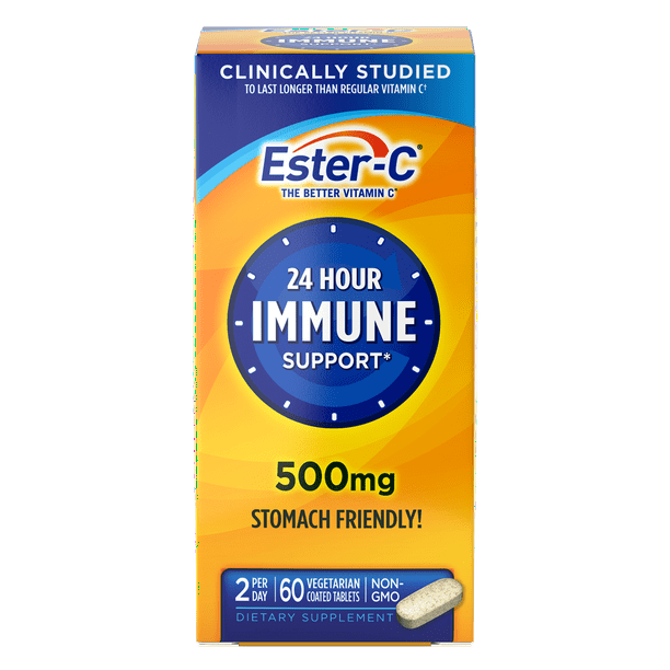 EsterC Vitamin C, Immune Support Tablets, 500 Mg, 60 Ct