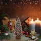 thumbnail image 2 of Fiudx Liquidación De Navidad Mini Árbol De Navidad, Decoración De Escritorio, Aguja Para Manualidades, Decoración De Árbol, Árbol De Navidad Pequeño De Cedro Blanco, 2 of 4