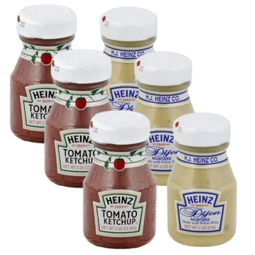 Kosher Travel Condiment Room Service Bundle of 3 Miniature Jars: Heinz ...
