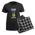 thumbnail image 5 of CafePress - Support Ukraine I Stand With Ukraine Ukrai Pajamas - Women's Short Sleeve Print T-Shirt and Pants Dark Cotton Pajama Set, 5 of 7