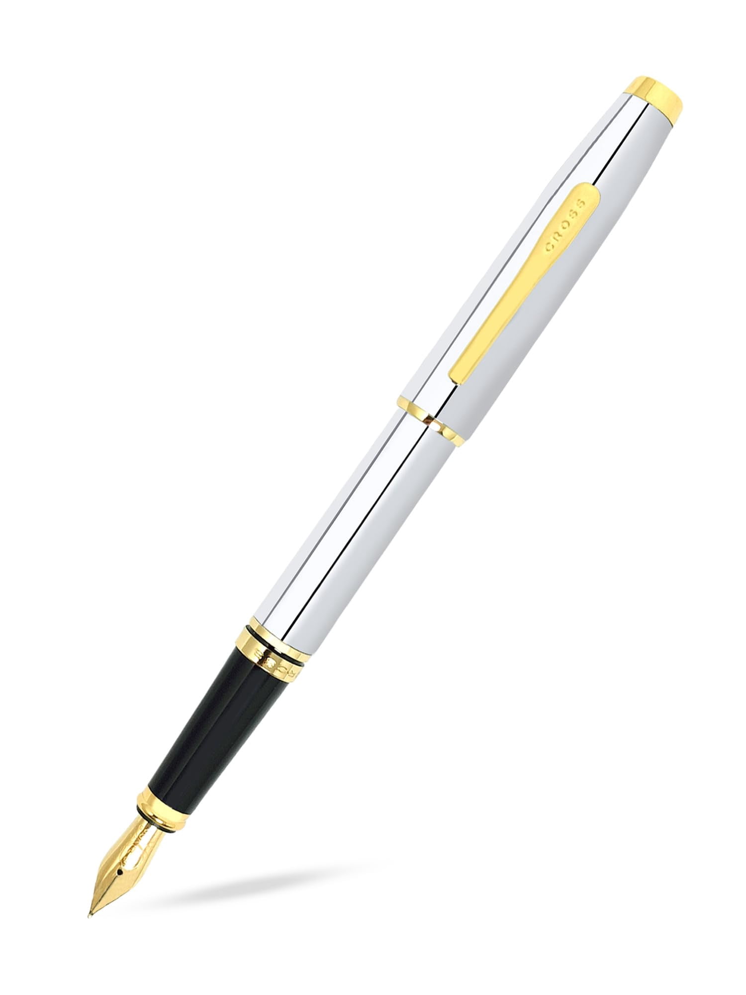 Cross Coventry Polished Chrome with Gold-Tone Fine Nib Fountain Pen