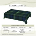 thumbnail image 6 of Rectangle Table Cloth, Clan Stewart Hunting Tartan Green and Blue Plaid Resistant Washable Tablecloth Decorative Table Cover for Dining, Indoor and Outdoor, 6 of 6