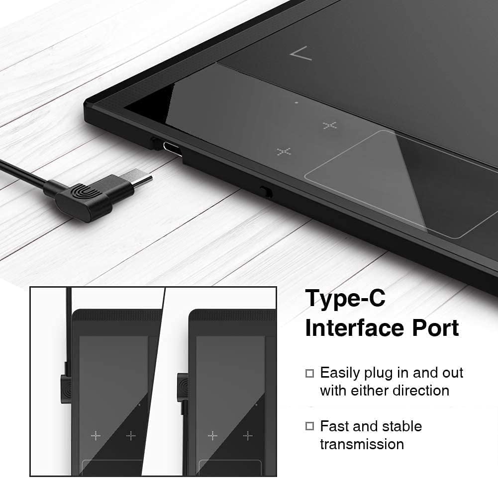 VEIKK Graphics Drawing Tablet A30 10x6 inch Digital Art Pad for Mac,Windows,Linux and Android