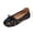 Black, variant on Women's Bow Tie Dress Slip on Shoes Fashion Round Toe Ballet Flat Shoes Glitter Party Prom Elegant Work Business Footwear Black Size 8
