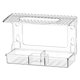 thumbnail image 1 of Comedero de plástico para ventana, diseño transparente, montaje con ventosa, sin perforaciones, para observación de aves, accesorio para jaula de pájaros mascota, 1 of 6