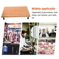 thumbnail image 3 of UPOUART Supermarket Food Display Pallets Rectangular Khaki Plastic Resin Enhanced Visual Appeal 1 Set, 3 of 7
