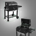 thumbnail image 4 of Alvantor Heavy Duty Grill with Adjustable Charcoal Pan, Warming Rack & Thermometer, 4 of 11