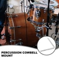 thumbnail image 3 of Tineasur L Shape Cowbell Stand Metal for Drum Set Practice Sessions 1Pcs, 3 of 8