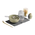 thumbnail image 2 of Juego de 7 piezas de té matcha japonés, juego completo de matcha ceremonial japonés con cuchara de té, juego de batidor de matcha japonés para oficina Verde, 2 of 5