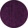 thumbnail image 1 of Ahgly Company Indoor Round Solid Pink Modern Area Rugs, 3' Round, 1 of 4