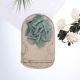 thumbnail image 6 of 1 Pc Double Side Shower Gloves Exfoliating Glove for Bathroom 8.66"x5.51" Green, 6 of 6