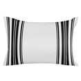 thumbnail image 2 of Black Striped Throw Pillow Covers, Modern White Striped Abstract Art Aesthetics Soft Breathable Pillow Cases with Zipper for Sleeping, Small Pillowcases for Couch Bed Sofa Chair 16x24 Inches, 2 of 6
