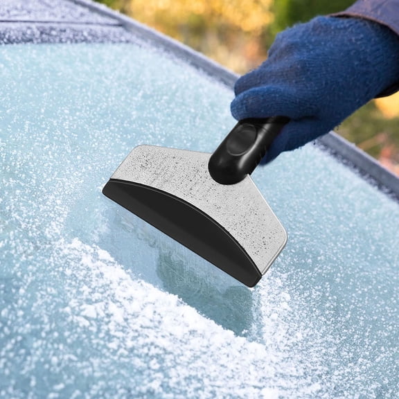 FOMIYES 3-Pack Car Window Ice Scrapers for Snow and Frost Removal, ABS Material, Assorted Colors