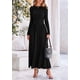 thumbnail image 5 of Vestido largo PRETTYGARDEN casual de primavera de manga larga para mujer, 5 of 9