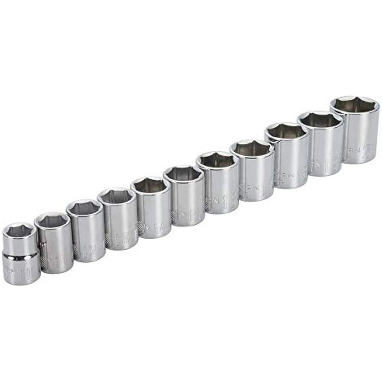 CRAFTSMAN 11-Piece Metric 3/8-in Drive 6-point Shallow Socket Set CRAFTSMAN 11-Piece Metric 3/8-in Drive 6-point Shallow Socket Set