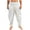 White, variant on Baggy Yoga Harem Pants for Men Satin Indian Arabian Gypsy Tribal Trouser Hippie Trousers White L