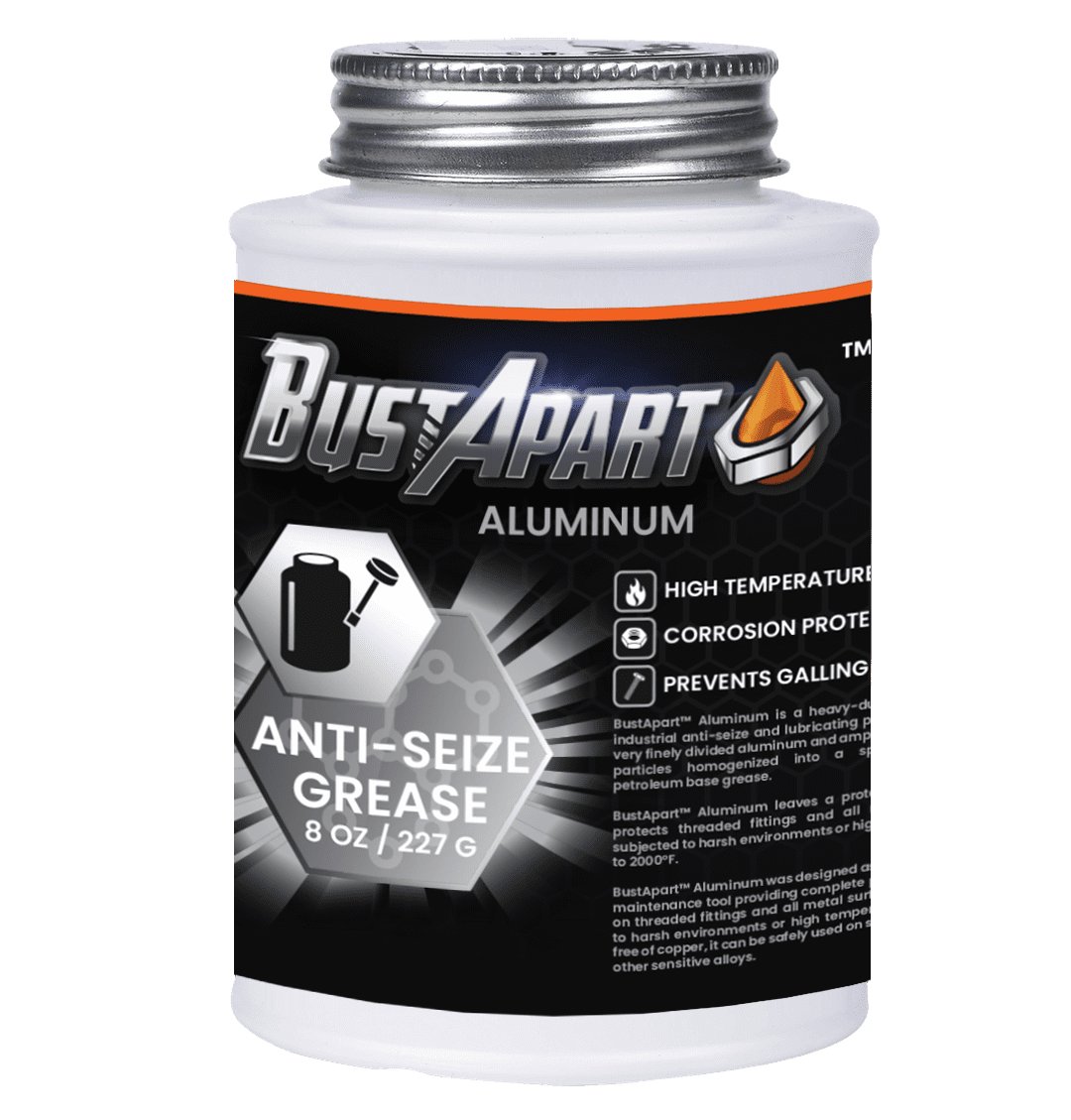 GREASECO BustApart Aluminum Aluminum Anti Seize Grease Brushtop 8