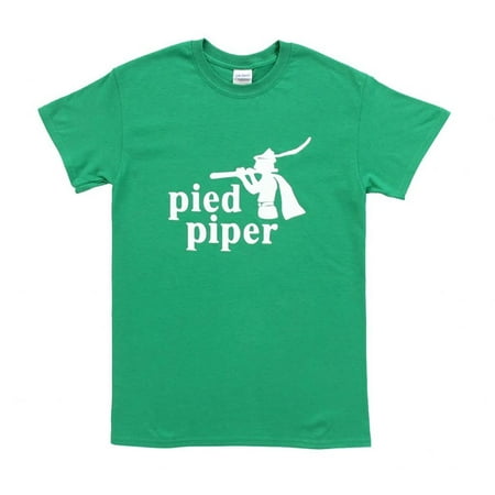 silicon valley pied piper adult green t-shirt