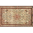 thumbnail image 1 of Ahgly Company Machine Washable Indoor Rectangle Traditional Brown Red Area Rugs, 8' x 10', 1 of 7