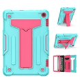 thumbnail image 1 of Pour Amazon Kindle Fire Hd 8 2020/fire 8 Plus Support en Forme de T Couleur Contrastée Antichoc Pc + Étui de Protection en Silicone pour Tablette, 1 of 1