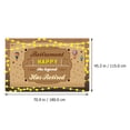 thumbnail image 3 of Outdoor Decor Retirement Background Banner Party Bunting Hanging Flag (Brown), 3 of 8