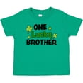 thumbnail image 3 of Inktastic One Lucky Brother with Shamrocks Boys Baby T-Shirt, 3 of 5