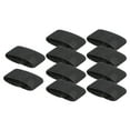 thumbnail image 1 of 10 piezas de sujetadores elásticos para cinturón de pantalones, banda de retención de correa de nailon para senderismo Negro, 1 of 9