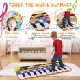 thumbnail image 1 of Tapis Musical Multifonctionnel pour Enfants, Jouet Instrument de Musique Amusant, 1 of 5