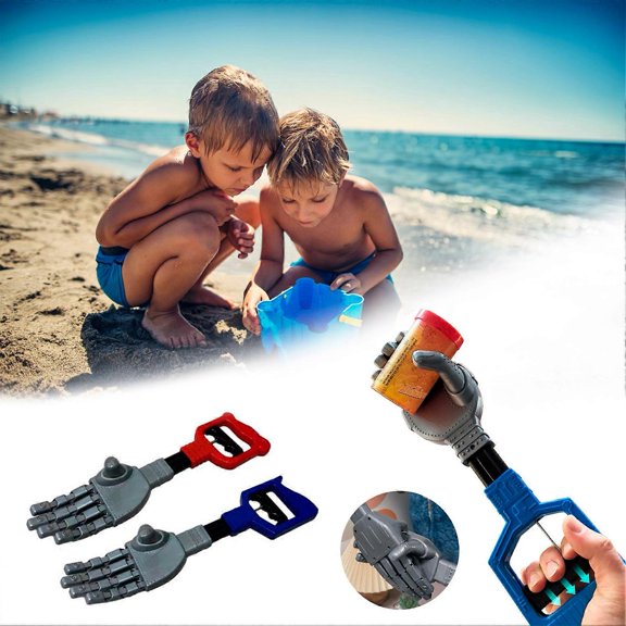 Kids Funny Toy Grabber, Robot Hand and Robotic Claw, Hand-Eye Coordination Play, 13 Inch Long Arm, Strong Grasping Tool