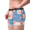 thumbnail image 2 of Fotbe Cute Pig Flowers Calzoncillos Tipo Boxer con Bolsa de Soporte Total para Hombre, X-Temp Fresco, Transpirable y de Secado Rápido-Large, 2 of 5