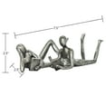 thumbnail image 4 of Adam & Friends Home Decor Man & Woman Leisure Readers Sculpture | 2-Piece | Pewter, 4 of 6