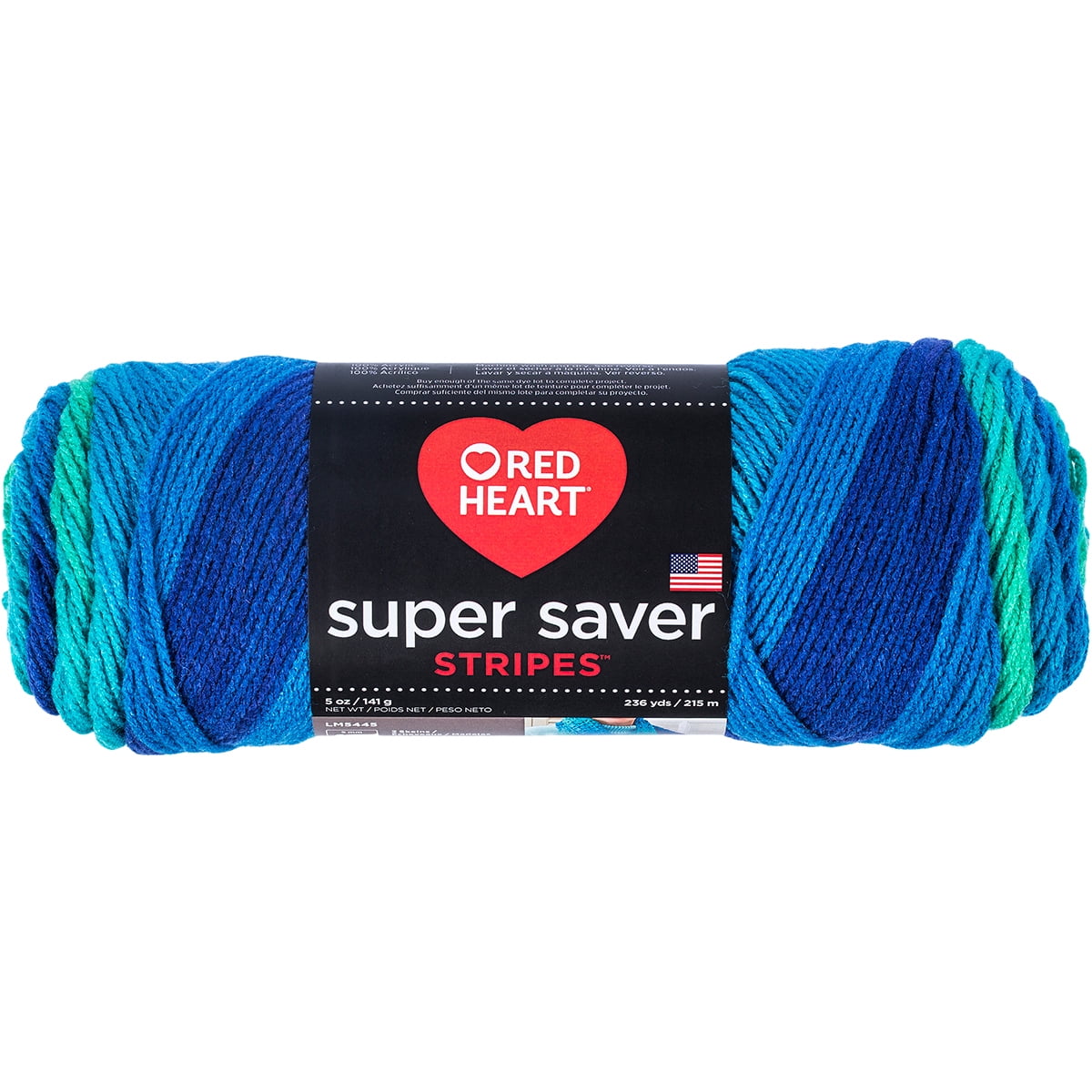 Red heart super saver acrylic cool stripe yarn 1 each walmart