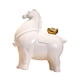 thumbnail image 3 of Figura de caballo, escultura de cerámica, decorativa, de lujo, para escritorio. Lingote de oro blanco, 3 of 8