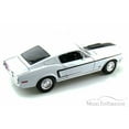 thumbnail image 5 of 1968 Ford Mustang GT Cobra, White - Maisto 31167 - 1/18 Scale Diecast Model Toy Car, 5 of 6