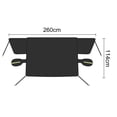 thumbnail image 5 of BAETEUY Car Windshield Snow Cover with Magnets Oxford Cloth Sun Frost Freeze Protection Reflective Universal Auto SUV Winter Front Windscreen Ice Cover Guard Protector, 5 of 7