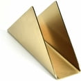 thumbnail image 1 of Modern Matte Gold Napkin Holder for Dining Table, Kitchen Counter, Paper Organizer, Sunny, 1 of 5