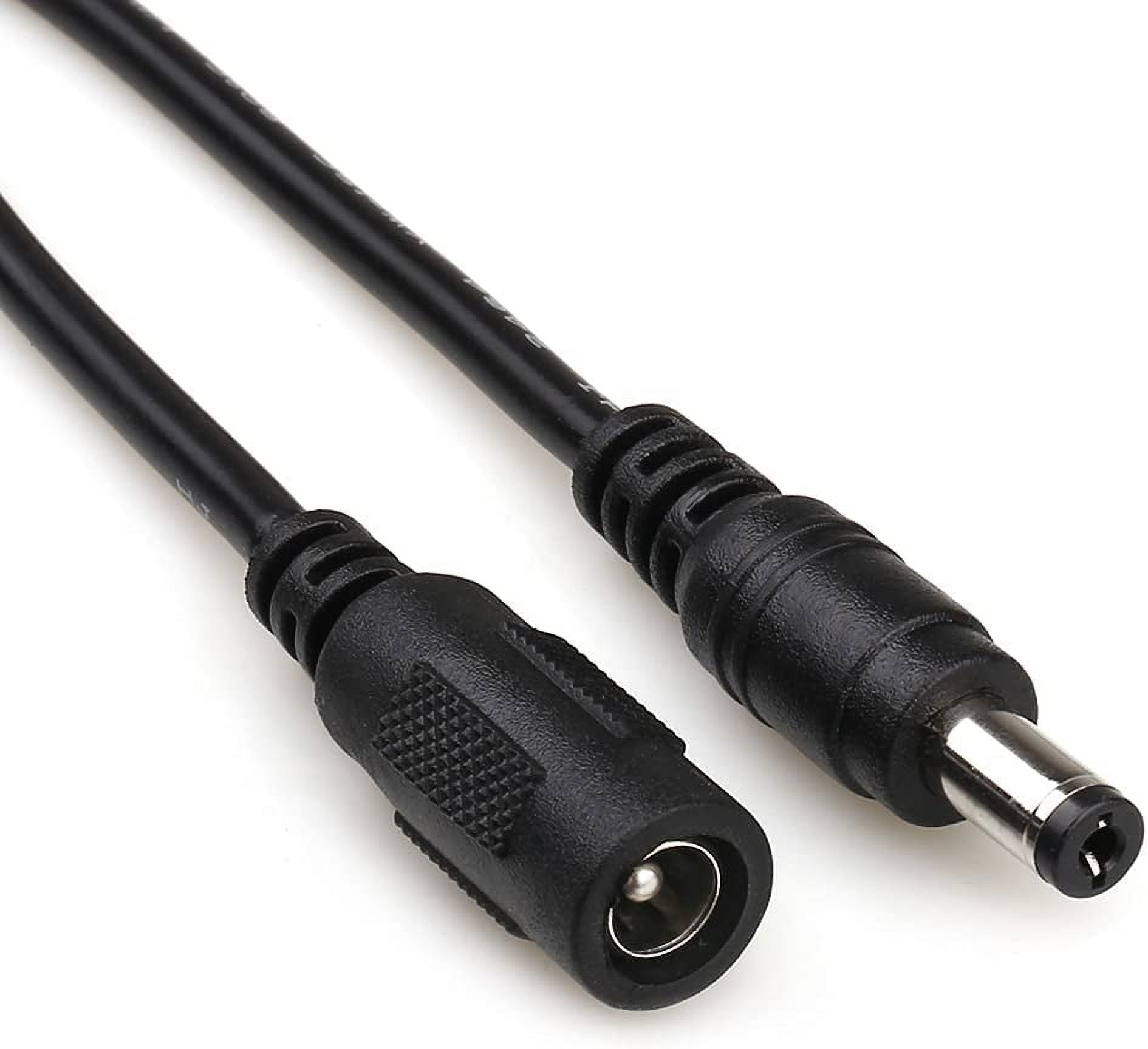 CCTV 5m(16.4ft) 2.1x5.5mm Dc 12v Power Extension Cable for CCTV Security Cameras IP Camera Dvr Standalone(5 pack)