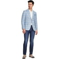 thumbnail image 1 of Tallia Mens Plaid Coat, Multicoloured, 42, 1 of 1