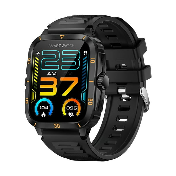 KT71 Smart Watch Blood Pressure Blood Oxygen Heart Rate Sleeping Monitoring Sports Watch 9.8FT 3 Meters DeepFitness Watch With 1.96 Inch Screen For Smart Phones Tablet Walmart