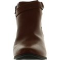 thumbnail image 3 of Karen Scott Womens Nadine Faux Leather Block Heel Ankle Boots, 3 of 3