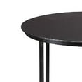 thumbnail image 2 of Round Metal Frame Side Table with Tubular Legs Black - Saltoro Sherpi, 2 of 5