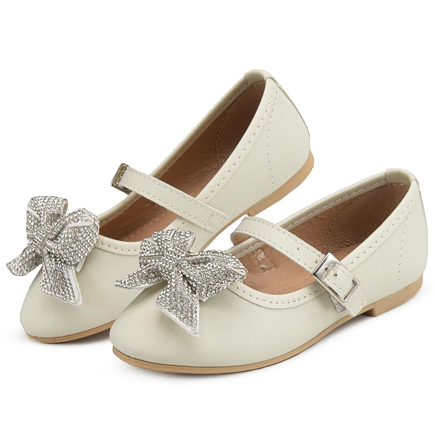 Ballerina Ninos Para Niña Casual Vestir Hueso 16 Walmart en línea