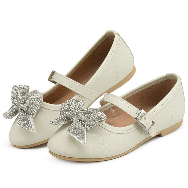Ballerina Ninos Casual Vestir con Moño color Hueso 13 | Walmart en línea