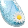thumbnail image 4 of LIIPEE Girls Slippers Fashion Closed Toe Non- Soft Sole Flower Jelly Princesses Shoes Kids Stylish Party Slippers,Blue,2.5-3 Years, 4 of 8