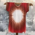 thumbnail image 2 of PNTUTB Summer Fashion Women's Tie Dye Gradient Casual Crew Neck Short Sleeve Loose Comfortable Pullover Tops, 2 of 6