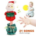 thumbnail image 6 of nTRIUQJ Interactive Talking Christmas Tree Toy with Santa and Singing Snowman Record Your Voice Feature for Babies A, 6 of 7